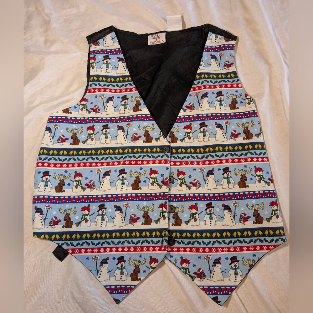 Nutcracker Christmas Woman's Vest‎ Size Medium
